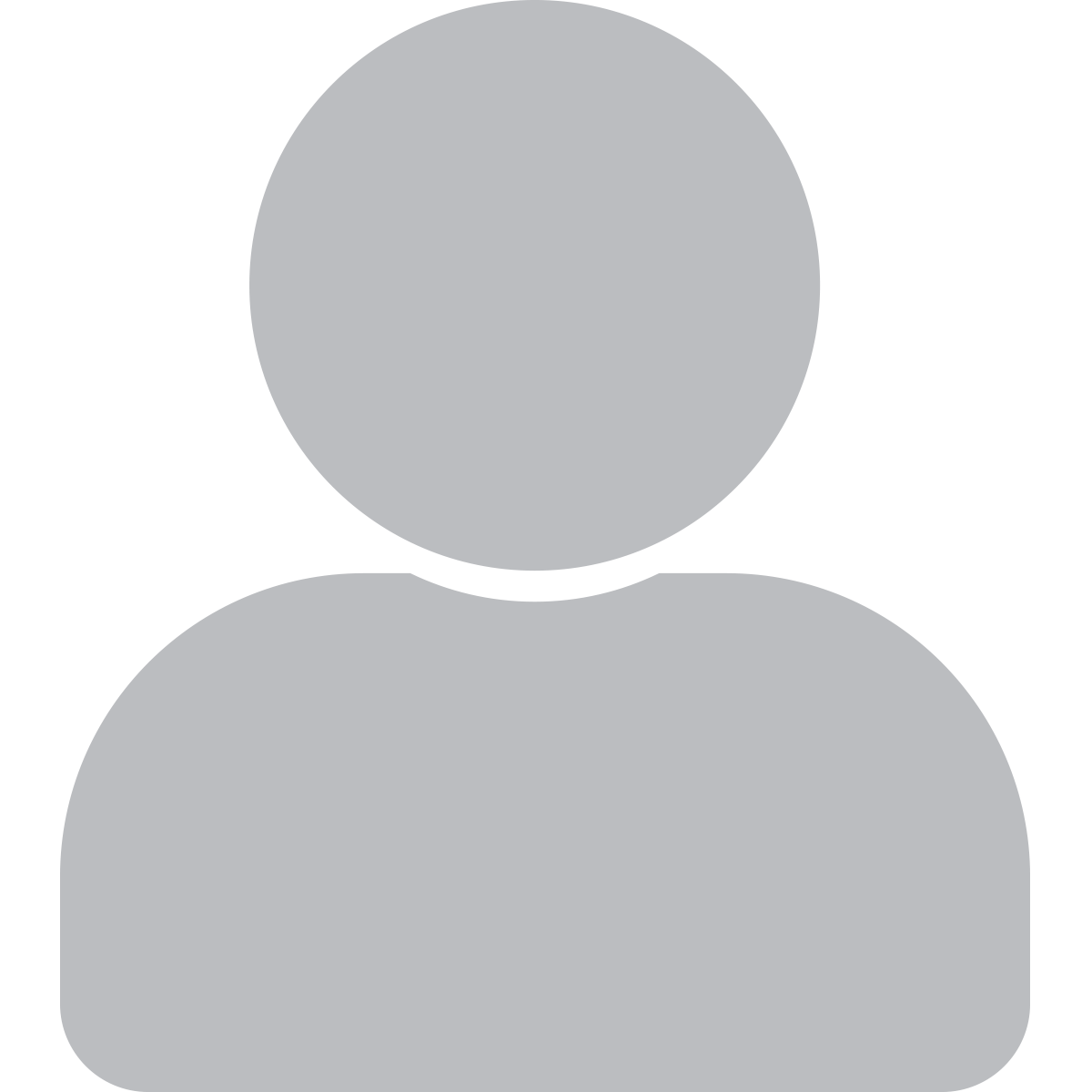 person icon grey